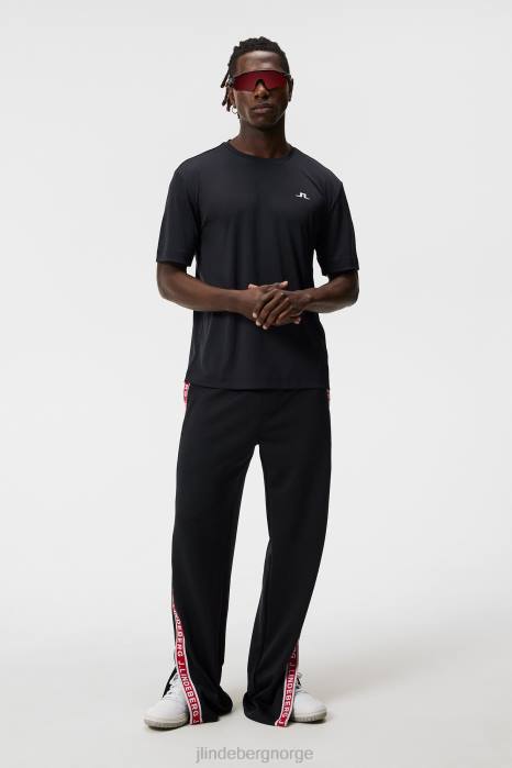 J.Lindeberg menn ade t-skjorte svart klær F86410