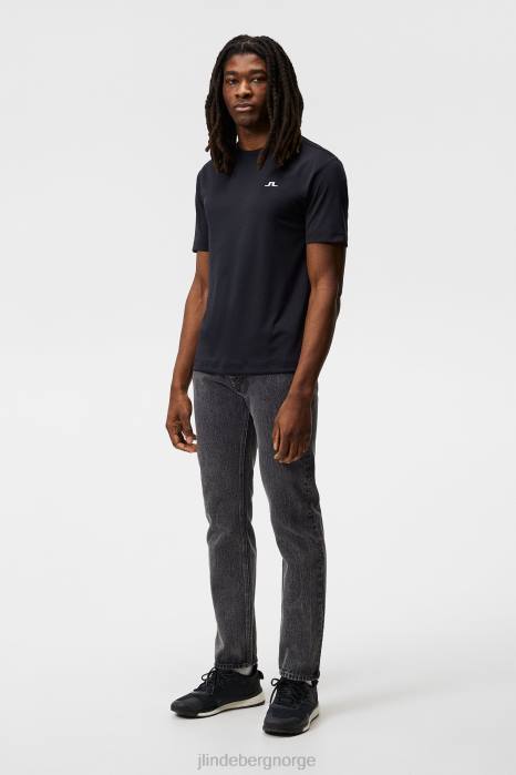 J.Lindeberg menn ade t-skjorte svart klær F864170