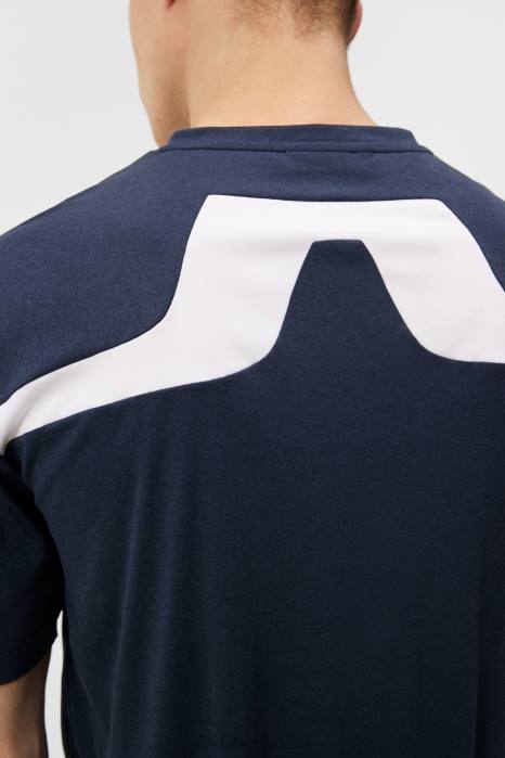 J.Lindeberg menn aktiv t-skjorte marinen klær F864174