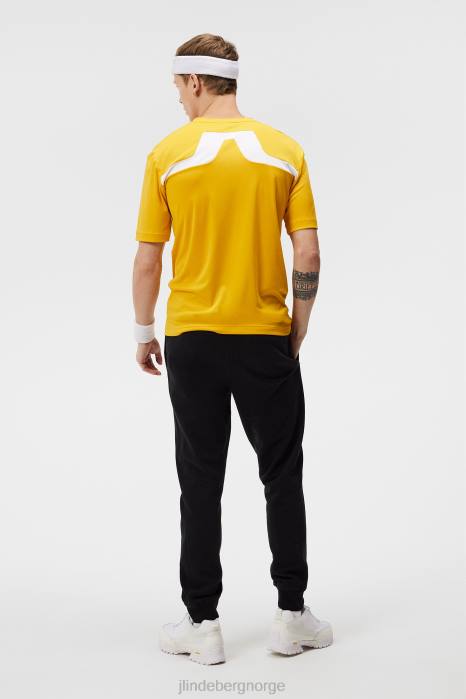 J.Lindeberg menn aktiv t-skjorte sitrus klær F864176