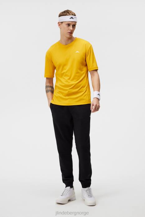 J.Lindeberg menn aktiv t-skjorte sitrus klær F864176