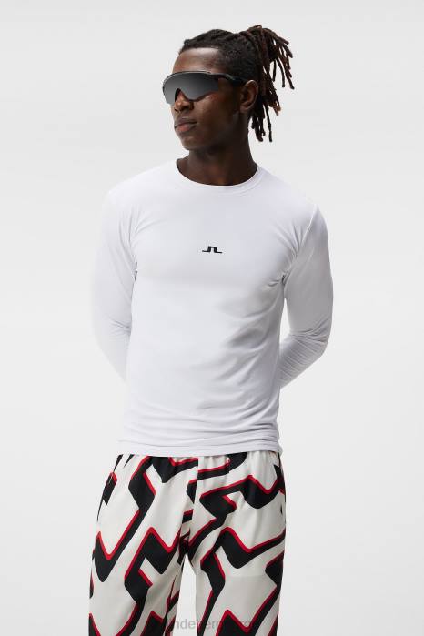 J.Lindeberg menn thor toppen hvit klær F86474