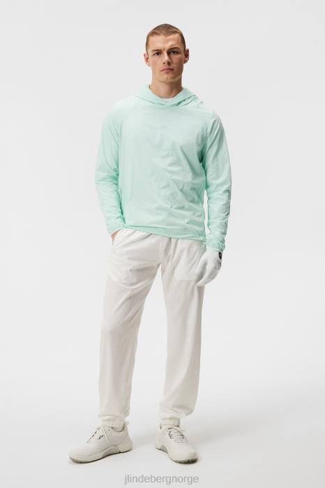 J.Lindeberg menn arron stretch vind hettegenser honning dugg klær F864688