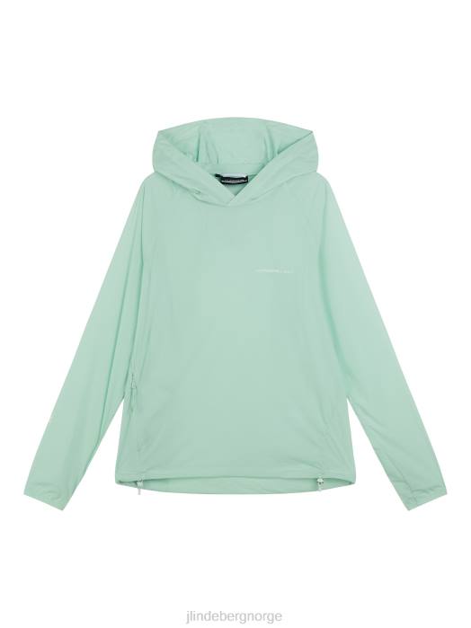 J.Lindeberg menn arron stretch vind hettegenser honning dugg klær F864688