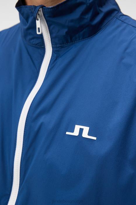 J.Lindeberg menn ask lett pakkbar jakke eiendom blå klær F864686