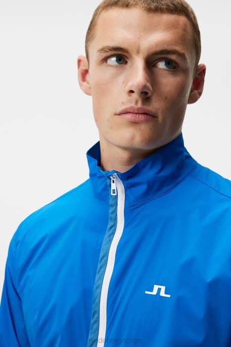 J.Lindeberg menn ask lett pakkbar jakke lapis blå klær F864709