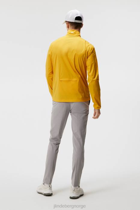 J.Lindeberg menn ask lett pakkbar jakke sitrus klær F864712