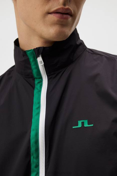 J.Lindeberg menn ask lett pakkbar vest svart klær F864707