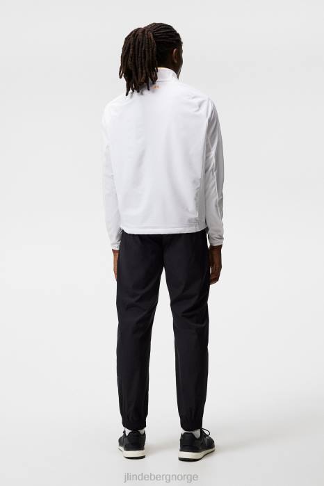 J.Lindeberg menn cash track topp hvit klær F864695