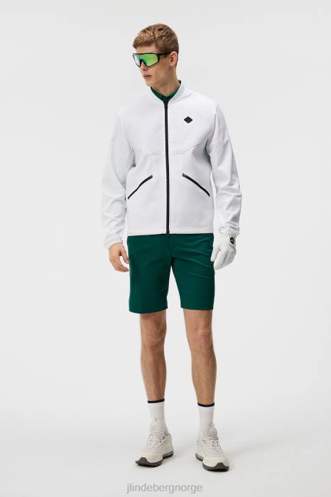 J.Lindeberg menn diamant tech bombefly hvit klær F864714