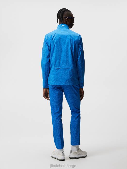 J.Lindeberg menn jakke med lett pakning i ask lapis bridge swirl klær F864704