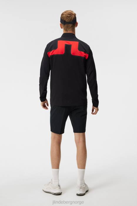 J.Lindeberg menn jeff hybridjakke svart klær F864673