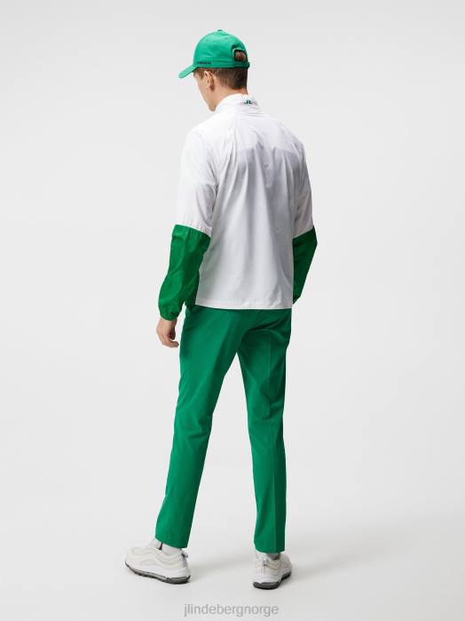 J.Lindeberg menn prikket hybrid vindjakke hvit klær F864730