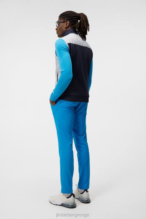 J.Lindeberg menn quilt hybrid vest høy stige klær F864694