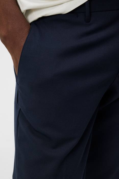 J.Lindeberg menn Grant stretch twill bukser marinen klær F8641108