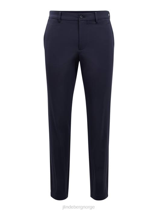 J.Lindeberg menn axil fleece twill bukse marinen klær F8642180