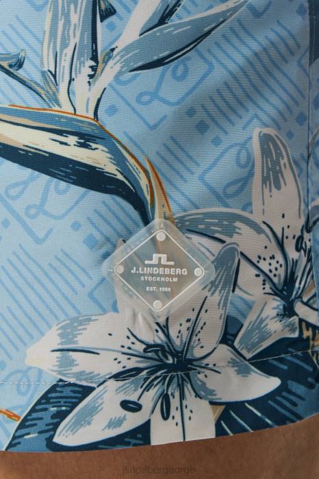 J.Lindeberg menn banker tropiske badebukser drømme blå klær F8641114