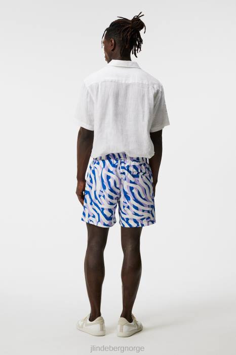 J.Lindeberg menn banks miami badebukser lilla malt sebra klær F8641110