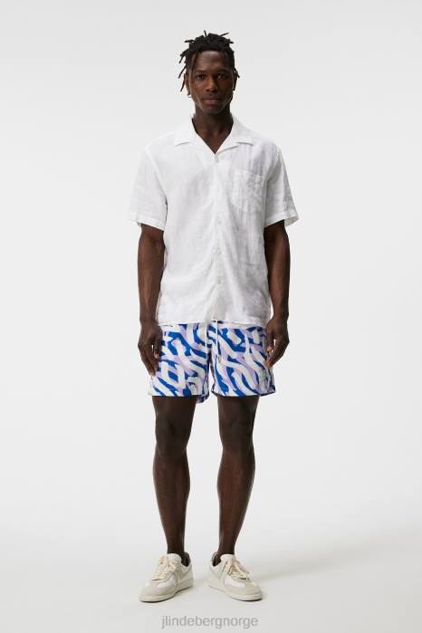 J.Lindeberg menn banks miami badebukser lilla malt sebra klær F8641110