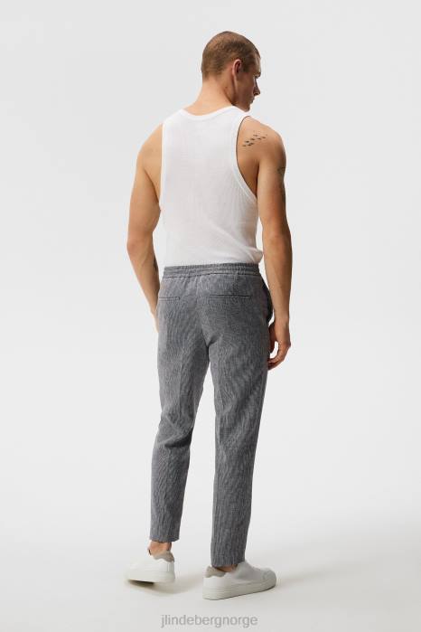 J.Lindeberg menn baron lin struktur bukser marinen klær F8641121