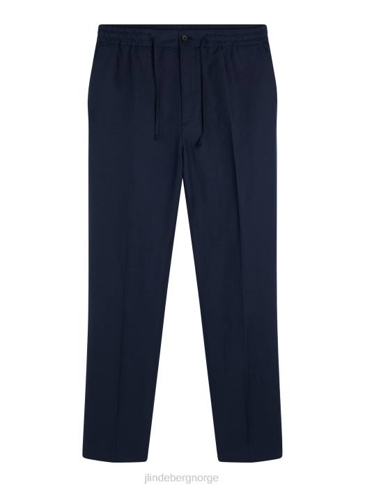 J.Lindeberg menn baron tencel linbukser marinen klær F8641128