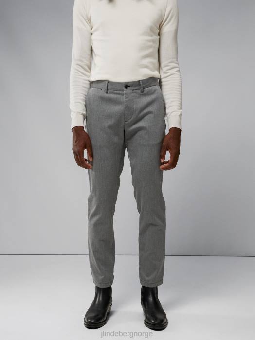 J.Lindeberg menn chaze flanell twill bukser gargoyle klær F8642199