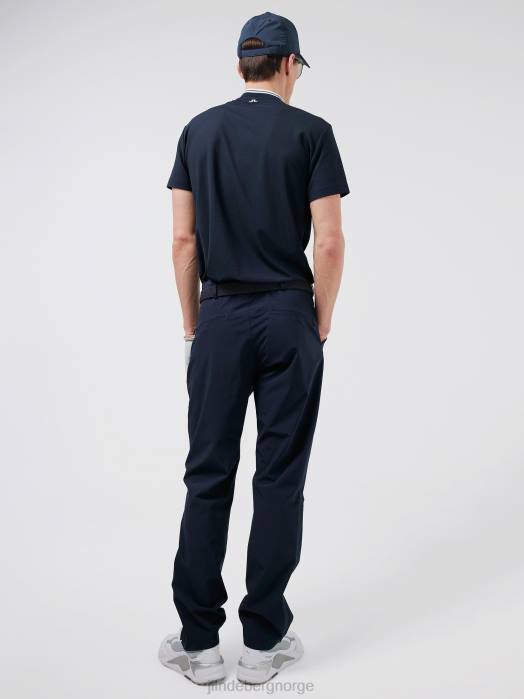 J.Lindeberg menn hills golf regnbukse marinen klær F8642221