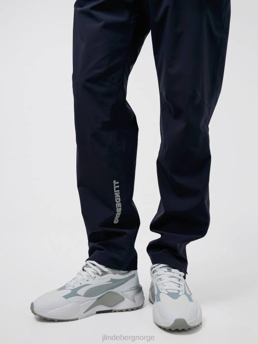 J.Lindeberg menn hills golf regnbukse marinen klær F8642221