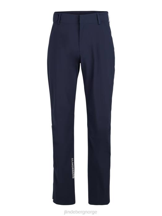 J.Lindeberg menn hills golf regnbukse marinen klær F8642221