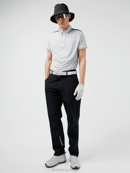 J.Lindeberg menn hills golf regnbukse svart klær F8642222