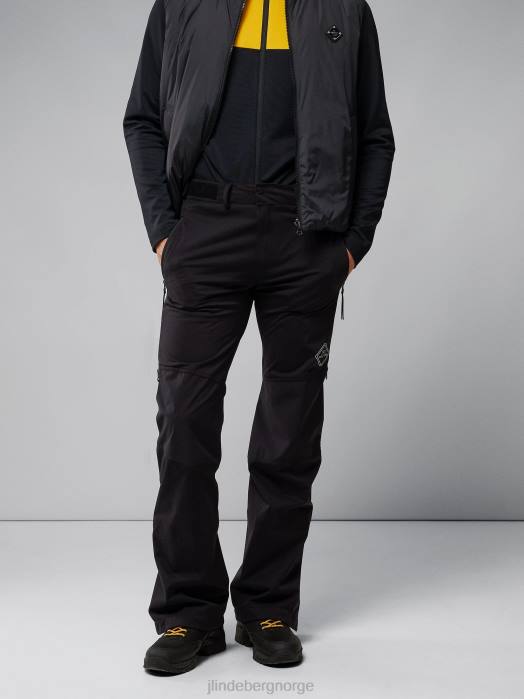 J.Lindeberg menn summit softshell bukser svart klær F8642206