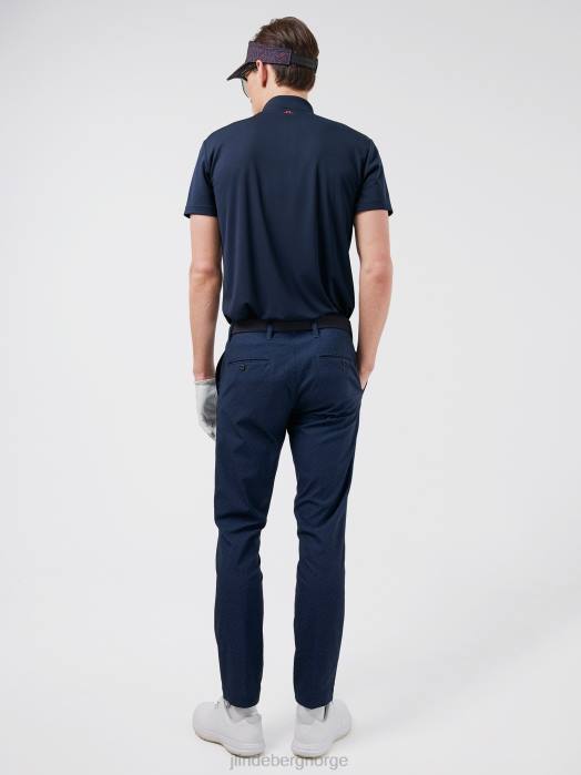 J.Lindeberg menn tim golfbukse marineblå blazer bridge monogram klær F8642223