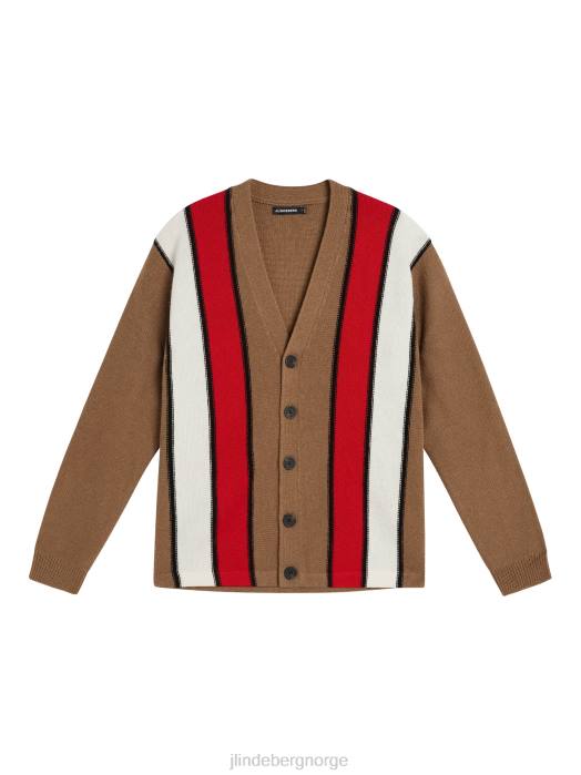 J.Lindeberg menn Cassey strikket cardigan butternut klær F864998