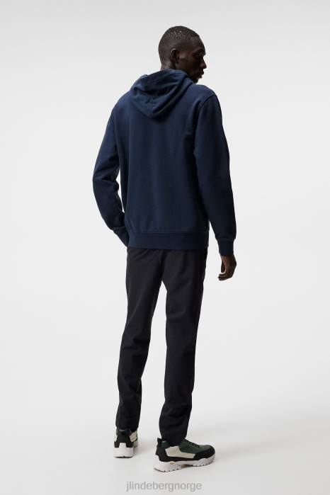 J.Lindeberg menn chip hettegenser marinen klær F8641076