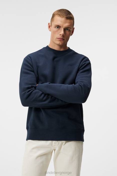 J.Lindeberg menn chip sweatshirt marinen klær F8641022