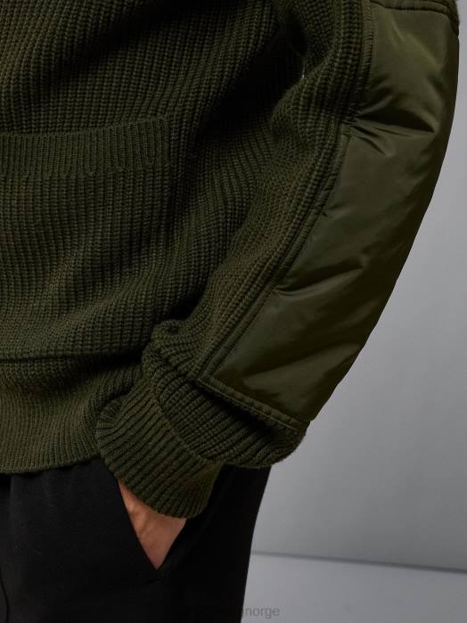 J.Lindeberg menn gaven sjalkrage cardigan Skoggrønn klær F8642291