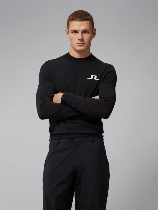 J.Lindeberg menn gus genser svart klær F8642333