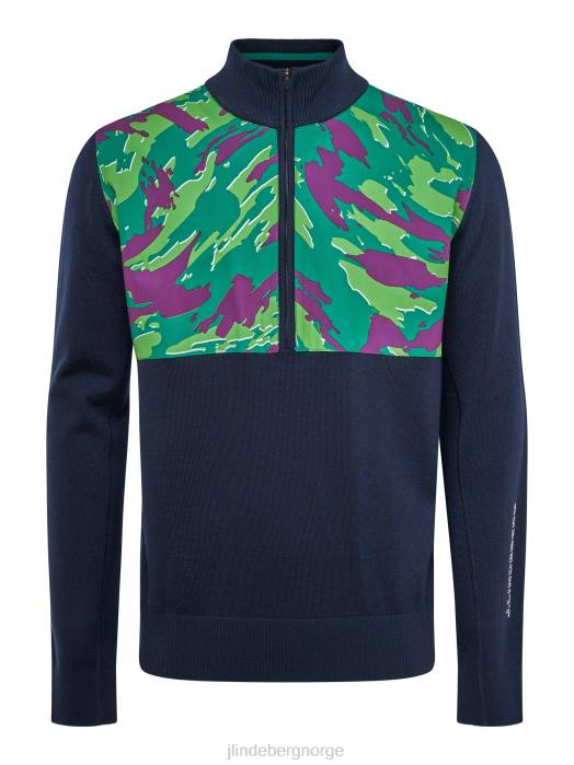 J.Lindeberg menn hybrid genser canimol grønn klær F8642343