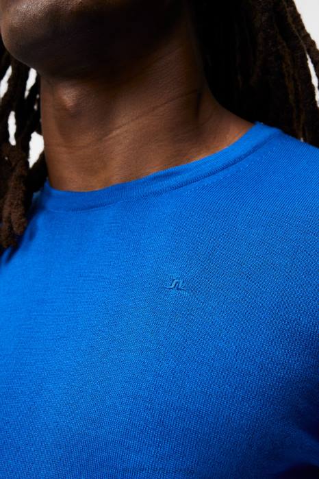 J.Lindeberg menn lyle lett merinogenser lapis blå klær F8641055