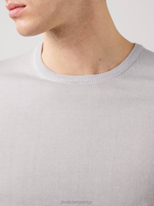 J.Lindeberg menn nigel silke ullgenser steingrå klær F8642371