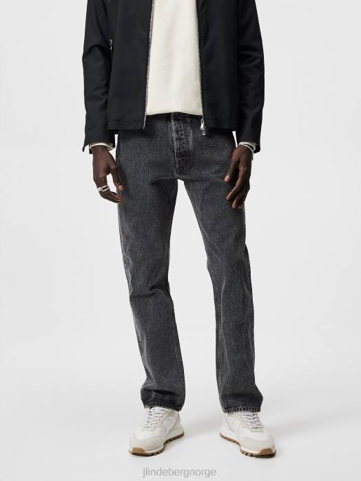 J.Lindeberg menn cody ash vanlige jeans svart klær F8641102
