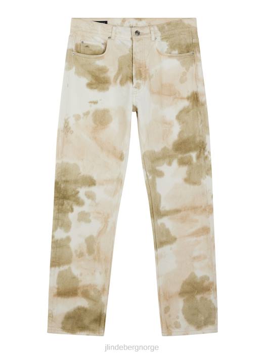 J.Lindeberg menn cody drip-dye vanlige jeans aloe klær F8641098