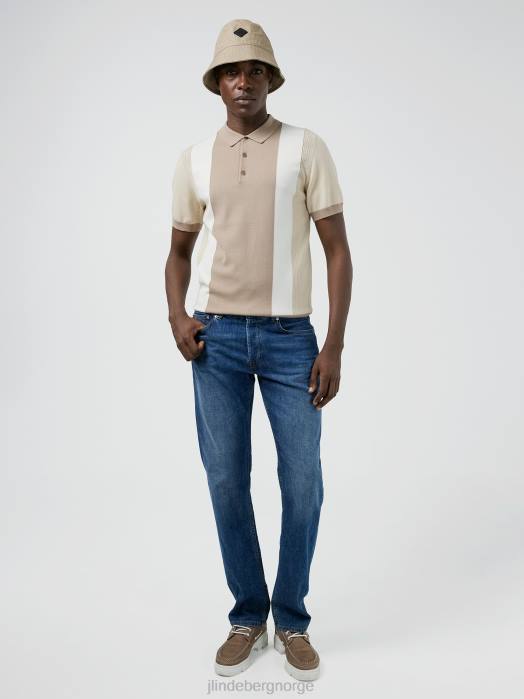 J.Lindeberg menn cody mid indigo jeans mellomblå klær F8642587