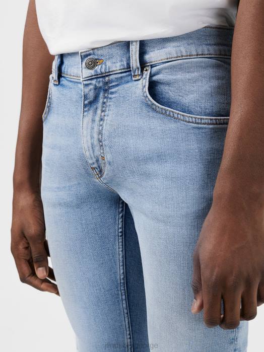 J.Lindeberg menn jay active light indigo jeans lyse blå klær F8641107
