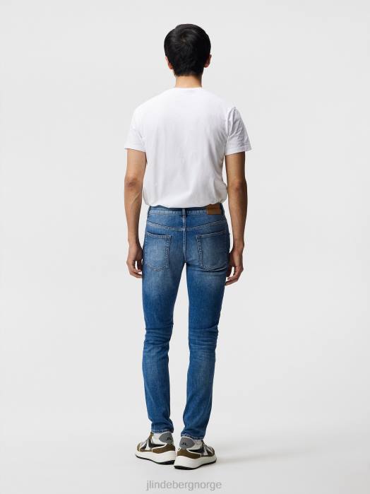 J.Lindeberg menn jay light indigo jeans lyse blå klær F8641100