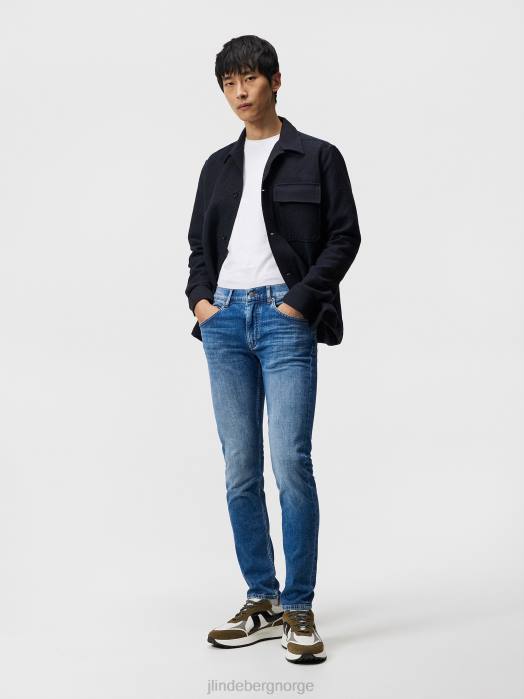 J.Lindeberg menn jay light indigo jeans lyse blå klær F8641100