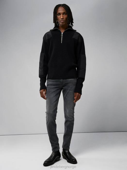 J.Lindeberg menn jay slate wash jeans granitt klær F8642577