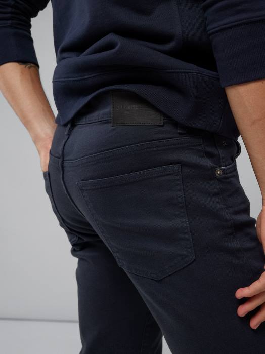J.Lindeberg menn jay solid stretch jeans marinen klær F8642582