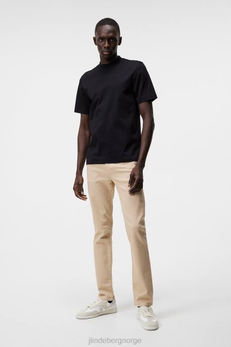 J.Lindeberg menn jay solid stretch jeans oxford tan klær F8642583