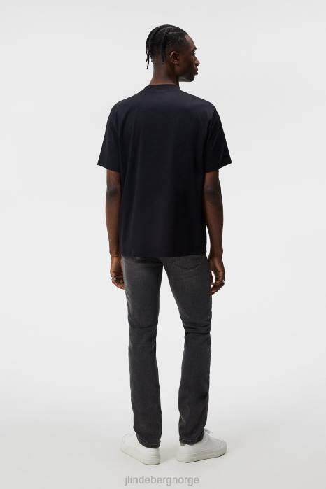 J.Lindeberg menn jeans for vask av sedertre skifer granittgrå klær F8641095